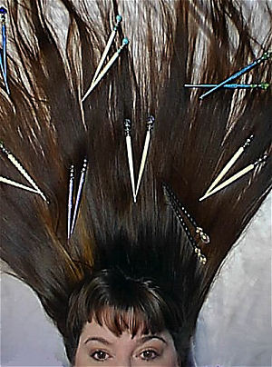 hair stick styles